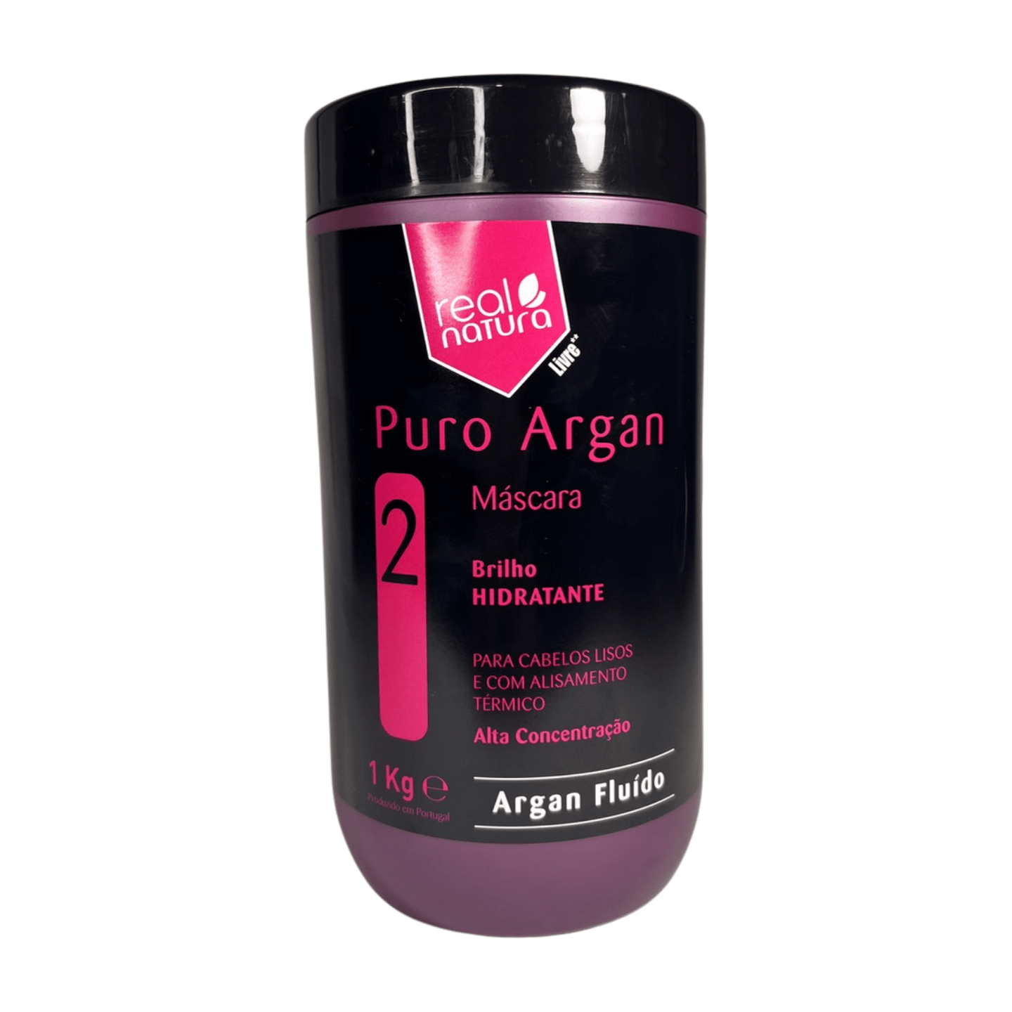 Real Natura Máscara Sem Sal Puro Argan 1kg - TUTTI